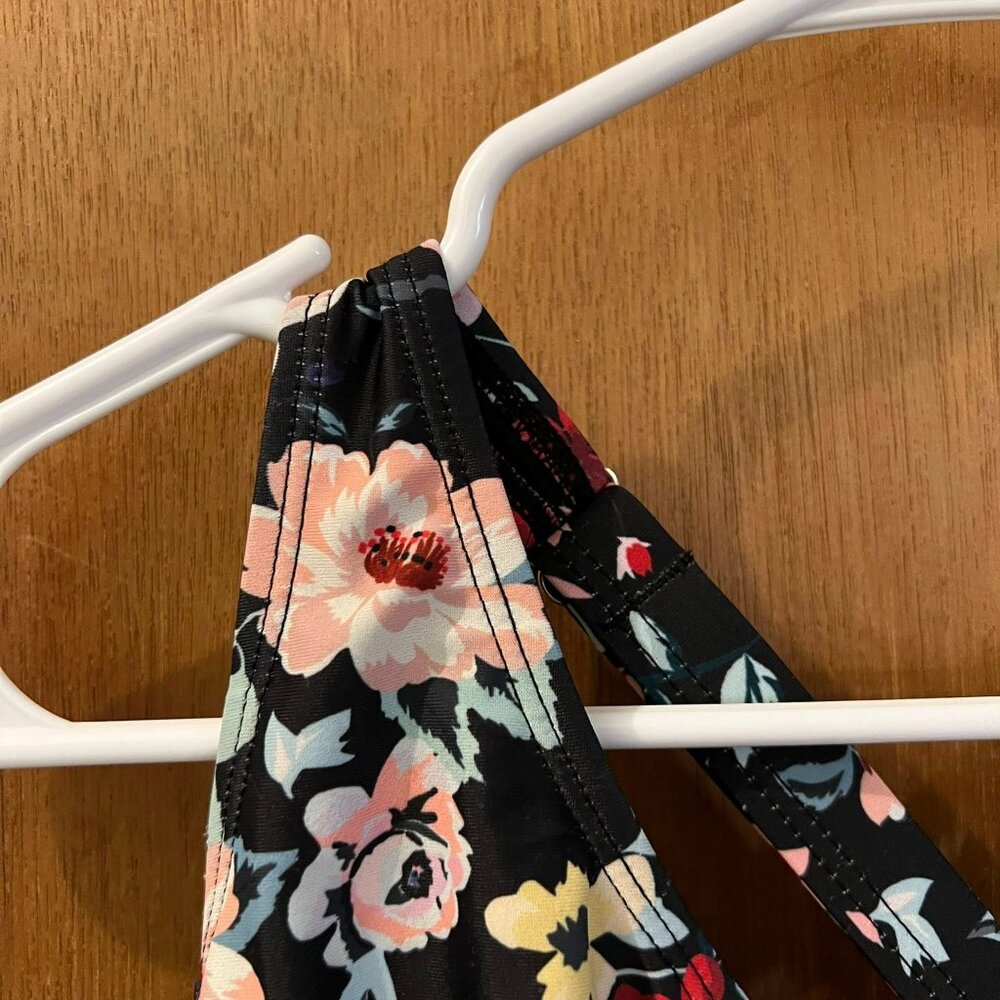 Size 22W - Holipick - Black and Floral Swim Top - Picture 3 of 7